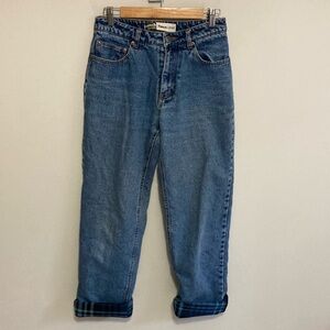 Women’s Guide Series Fleece Lined Jeans, Size 6, Blue Denim